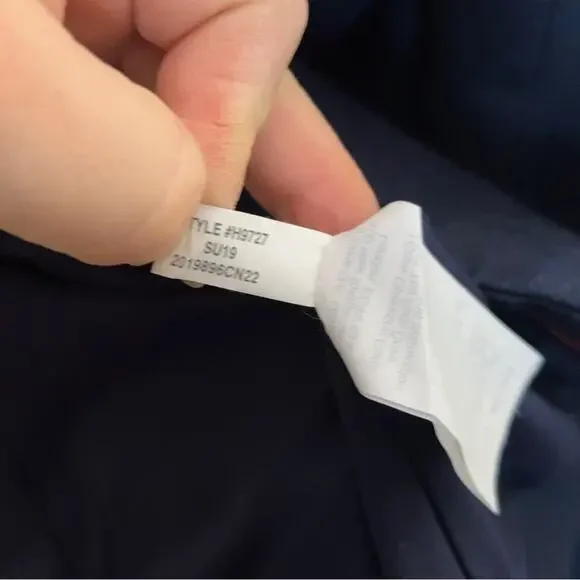 J. CREW Tall Parke Blazer Stretch Linen Navy Blue Sz 2 {K14}